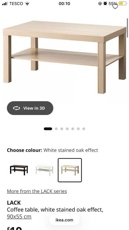 Photo of free ikea coffee table (Chester Road M15) #1