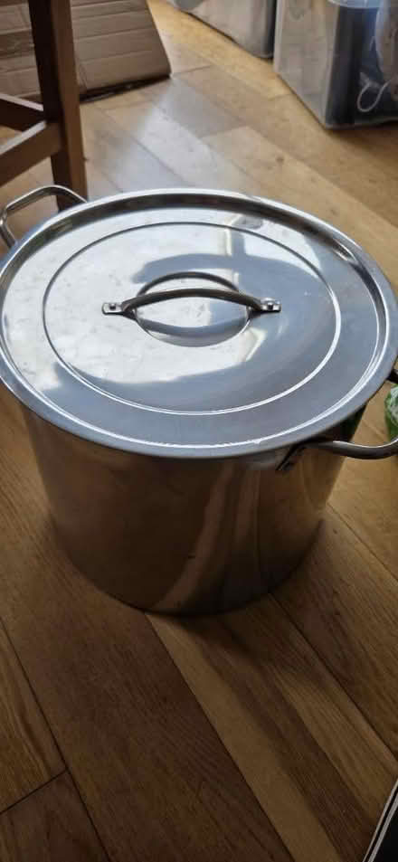 Photo of free Laege stainless steel pot (Bath, weston) #1