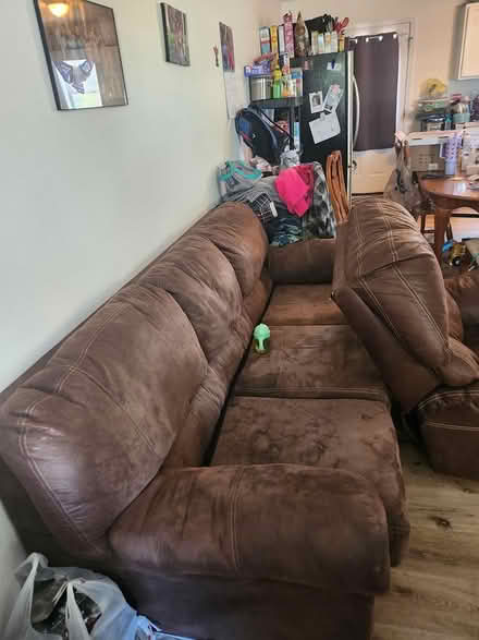 Photo of free Couch and recliner (Sacramento, KY) #1