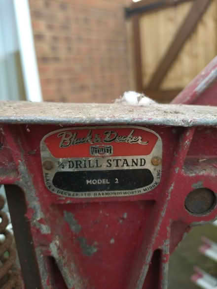 Photo of free Black & Decker 1/2 Drill Stand model 2. (Old Town SG1) #3
