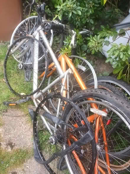 Photo of free Raleigh and trax frames and wheels and tyres (Bedmond WD5) #1