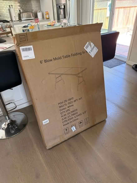 Photo of free Large Picture Frame Box (Barron Park) #1