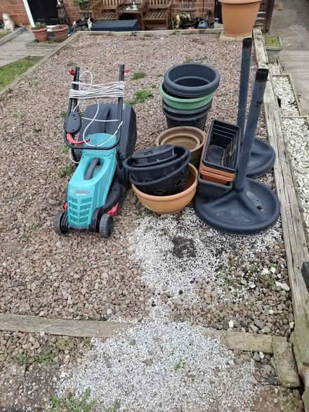 Photo of free Lawn mower and plant pots (B97 6PA) #2