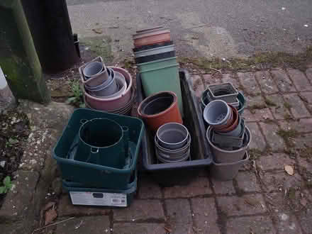 Photo of free Plant pots, window box etc (Neston CH64) #1