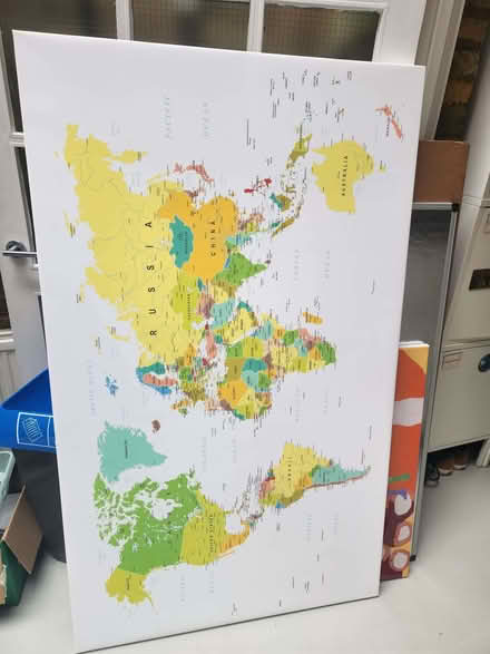 Photo of free World map (Shoreditch E2) #1