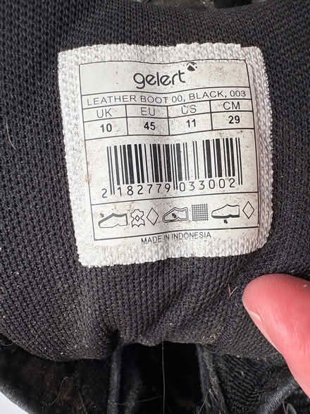 Photo of free Size UK 10 work boots (GL5) #4