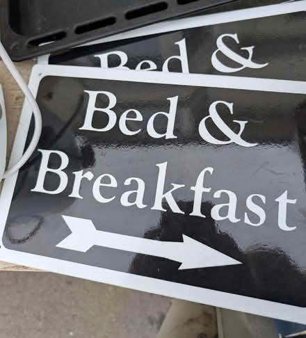 Photo of free 2 bed and breakfast signs (Newhaven BN9) #1