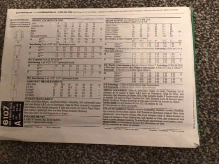 Photo of free Pattern for skirt and top (unused) (Lostock Hall PR5) #2