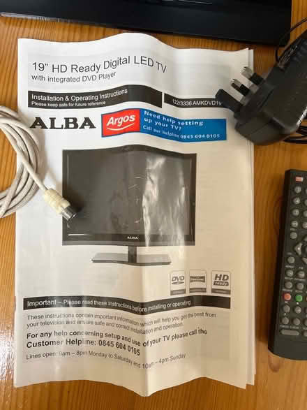 Photo of free Alba 19” HD Ready Digital LED TV (Lee-on-the-Solent PO13) #2