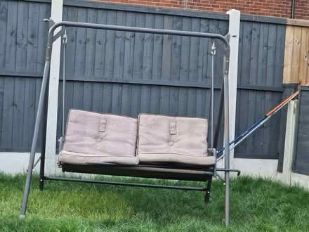 Photo of free 2 seater garden swinging chair (Sutton Heath WA9) #1