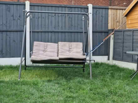 Photo of free 2 seater garden swinging chair (Sutton Heath WA9) #2