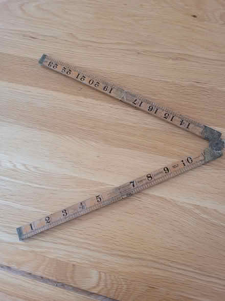 Photo of free Foldable wooden ruler (Hampton) #3
