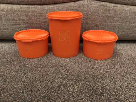 Photo of free 3 genuine Tupperware containers (Lostock Hall PR5) #1