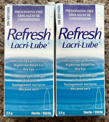 Photo of free Refresh eye ointment (Belmont) #1