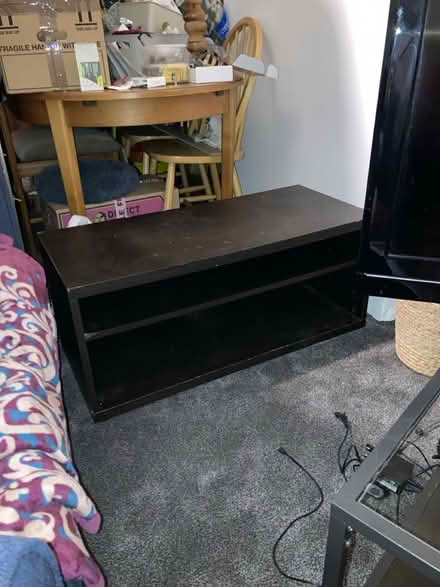 Photo of free tv stand with removable shelf (Chester Road M15) #1