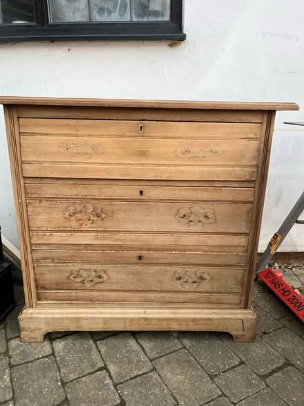 Photo of free Old wooden chest of drawers (1930s) (SL6 pinkneys green) #2