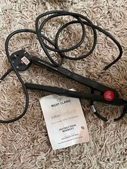 Photo of free Nicky Clarke Pro Ceramic Thermal Hair Straightener (Hendon NW4) #1