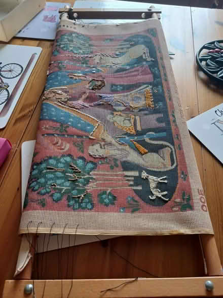 Photo of free Embroidery frame (Blue Anchor) #1