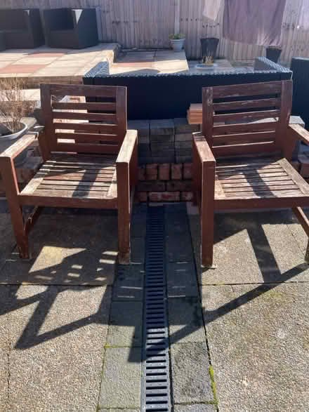 Photo of free Pair of garden chairs (Scarisbrick new road PR8) #1