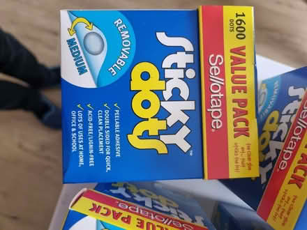 Photo of free 6 boxes Sellotape sticky dots (Near Lowther Gardens FY8) #1