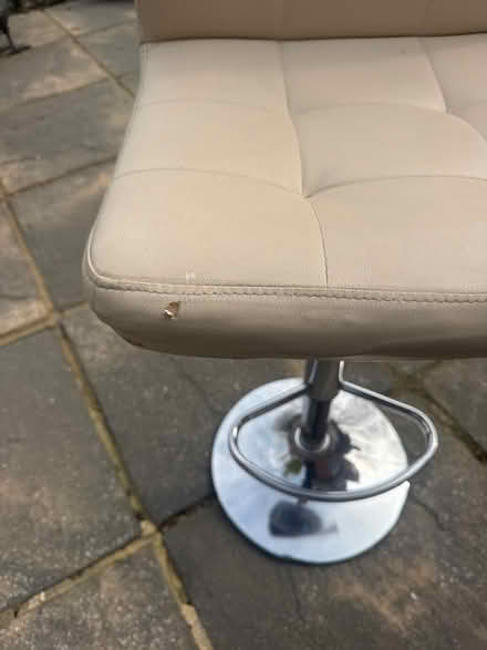 Photo of free Cream adjustable height bar stool (Holyport SL6) #2