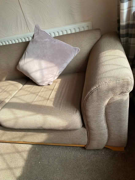 Photo of free Beige double bed setee sofa and chair (Clifton YO30) #3