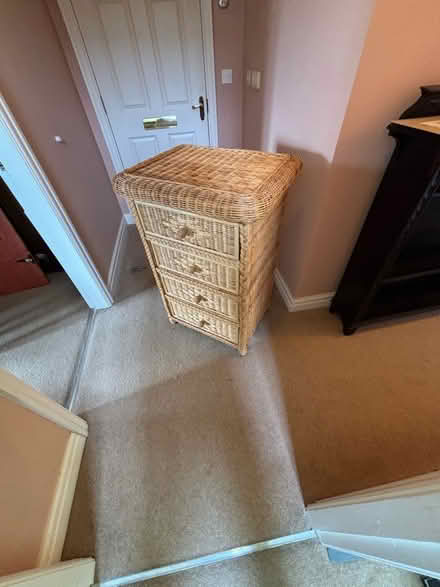 Photo of free Wicker chest of drawers (Hornby LA2) #2