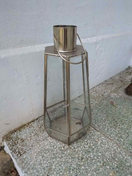 Photo of free Lantern candle holder.. cracked (Widcombe) #1