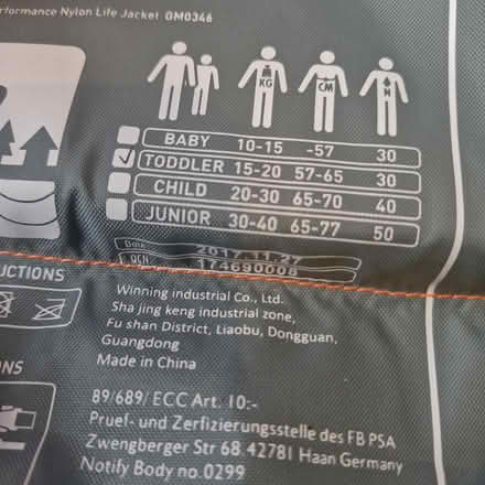 Photo of free Kid's life jacket #2 (Stillorgan/Kilmacud) #2