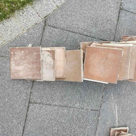 Photo of free old quarry tiles (CW12) #1