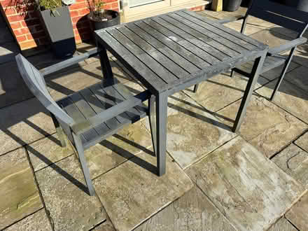 Photo of free Outdoor table and 2 chairs (Guist NR20) #3