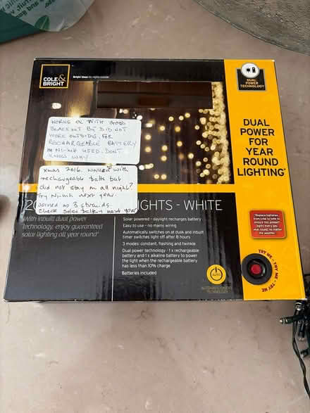 Photo of free 200 led string lights (Chiswell Green) #2