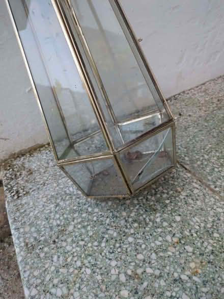 Photo of free Lantern candle holder.. cracked (Widcombe) #2