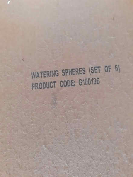Photo of free Glass watering spheres x6 (Tonbridge TN9) #2