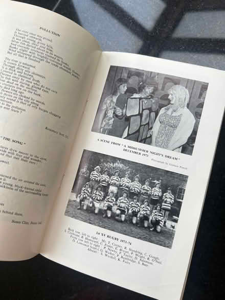 Photo of free 1973-74 Harrogate Grammar School magazine (Harrogate HG2) #4