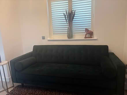 Photo of free Green 3 seater couch (Chertsey KT16) #2