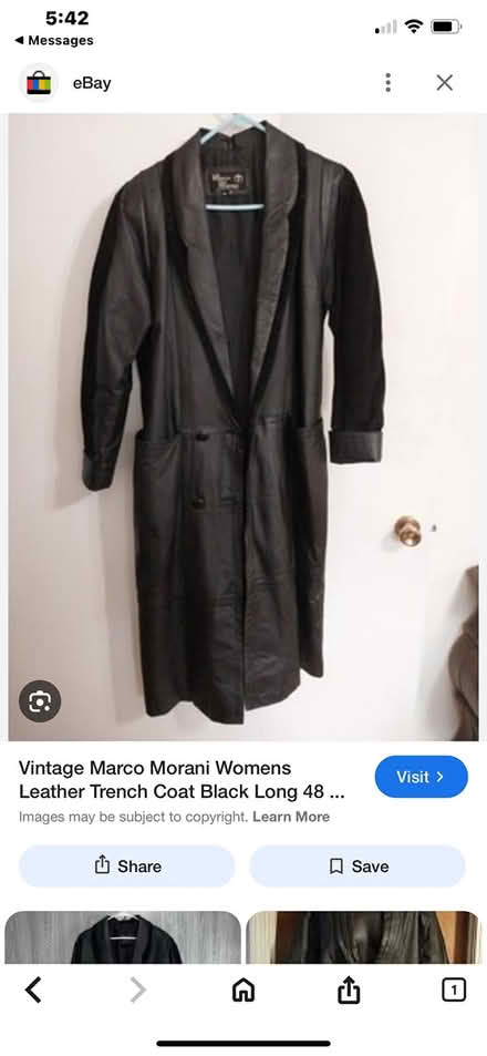 Photo of free Leather coat and table (Near Ocean County Park) #1