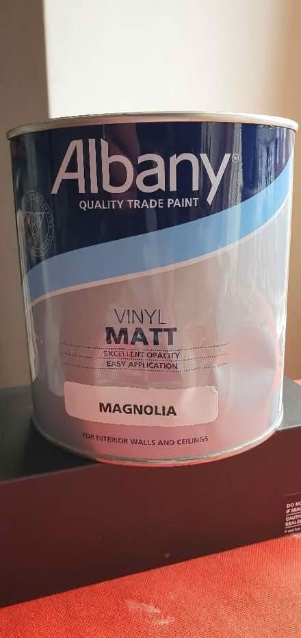 Photo of free Magnolia emulsion paint (Hartington Road BN2) #1