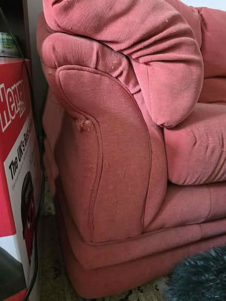 Photo of free Red sofa (Swindon Village GL51) #2