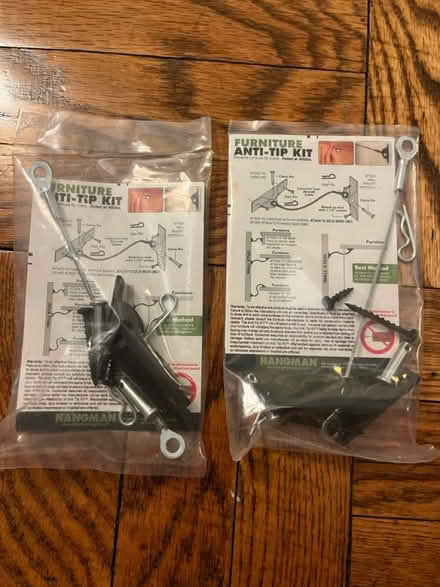Photo of free 2x furniture anti tip kits sealed (Kensington Brooklyn) #2
