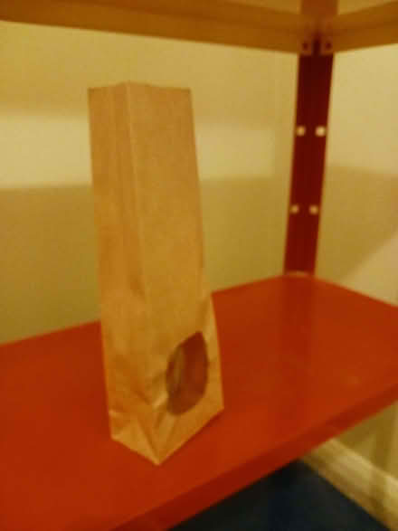 Photo of free Small plastic lined paper bags with window (Kempshott RG22) #1