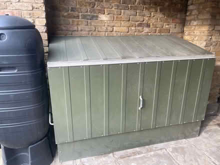 Photo of free metal bike shed - not the bikes ! (Kingston Vale SW15) #1
