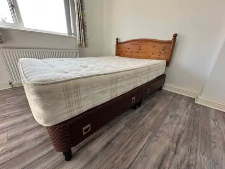 Photo of free Double bed with mattress (Cheadle Hulme SK8) #1