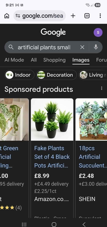 Photo of Artificial flower and plants (Beeston Hill LS11) #2