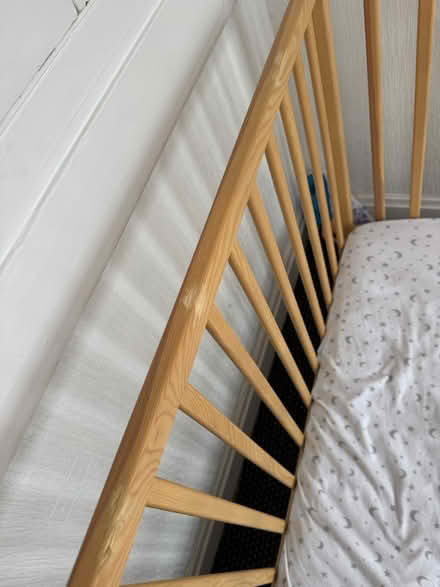 Photo of free Space save cot with mattress (M16) #2