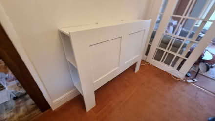 Photo of free White IKEA headboard with storage (Malin Bridge S6) #1