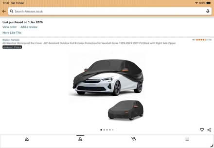 Photo of free Car cover for Corsa (Saltford) #1