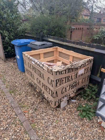 Photo of free 2x pallets (1 with sides) (North Town SL6) #1