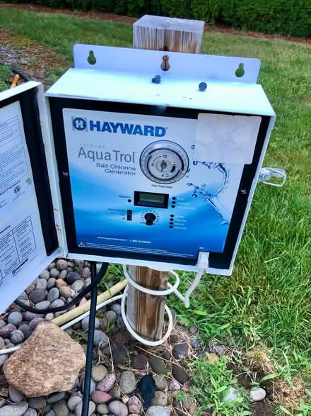 Photo of free 27’ round above ground pool items (Whitinsville on Clover Hill Rd) #3