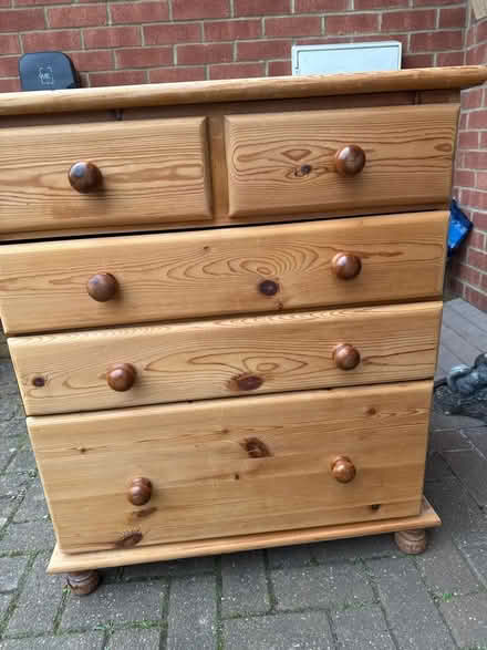 Photo of free Solid pine chest of drawers (Foxholes SG13) #2